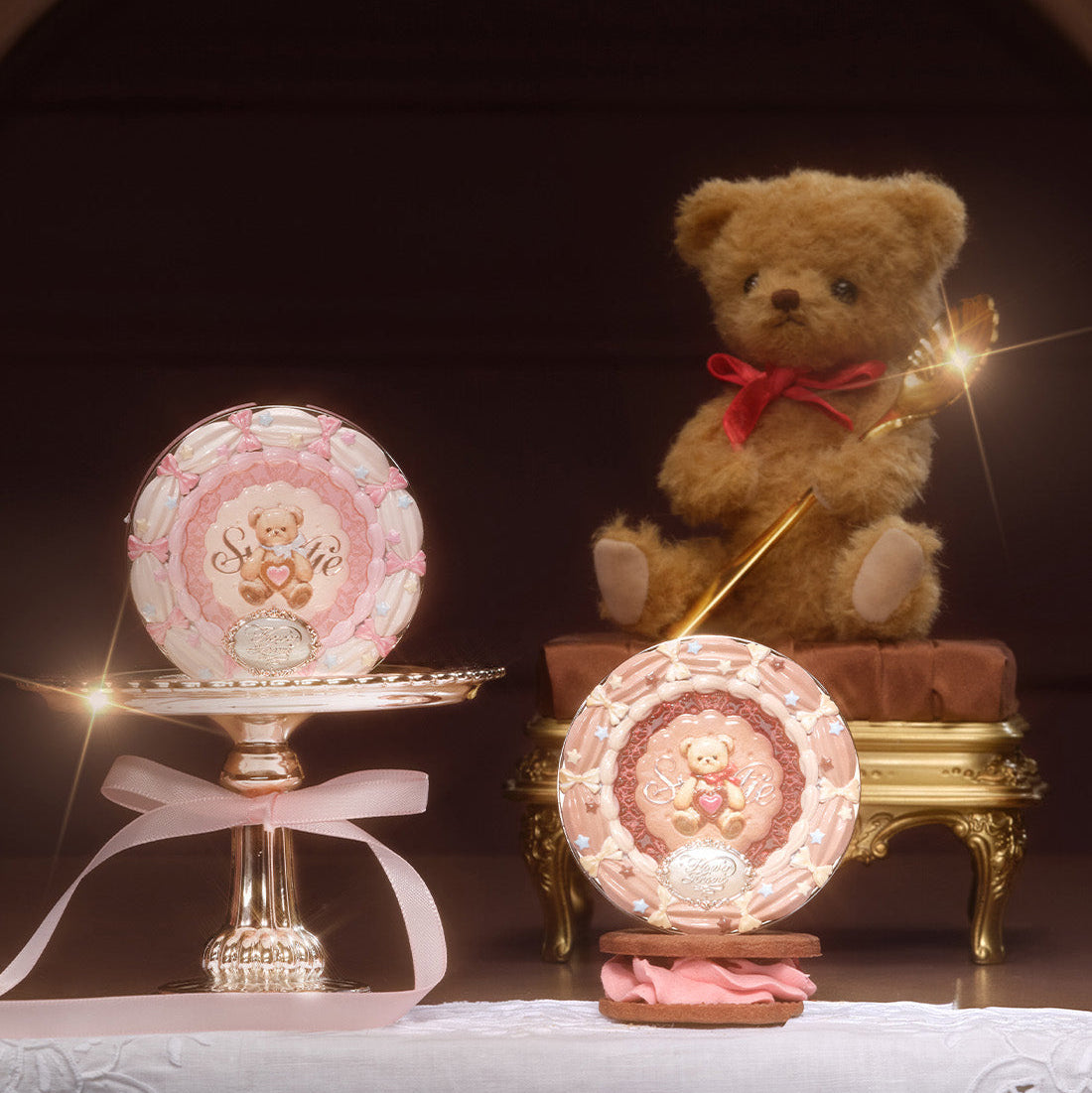 Flower Knows The Sweetie Bear Collection 4-Color Concealer Palette