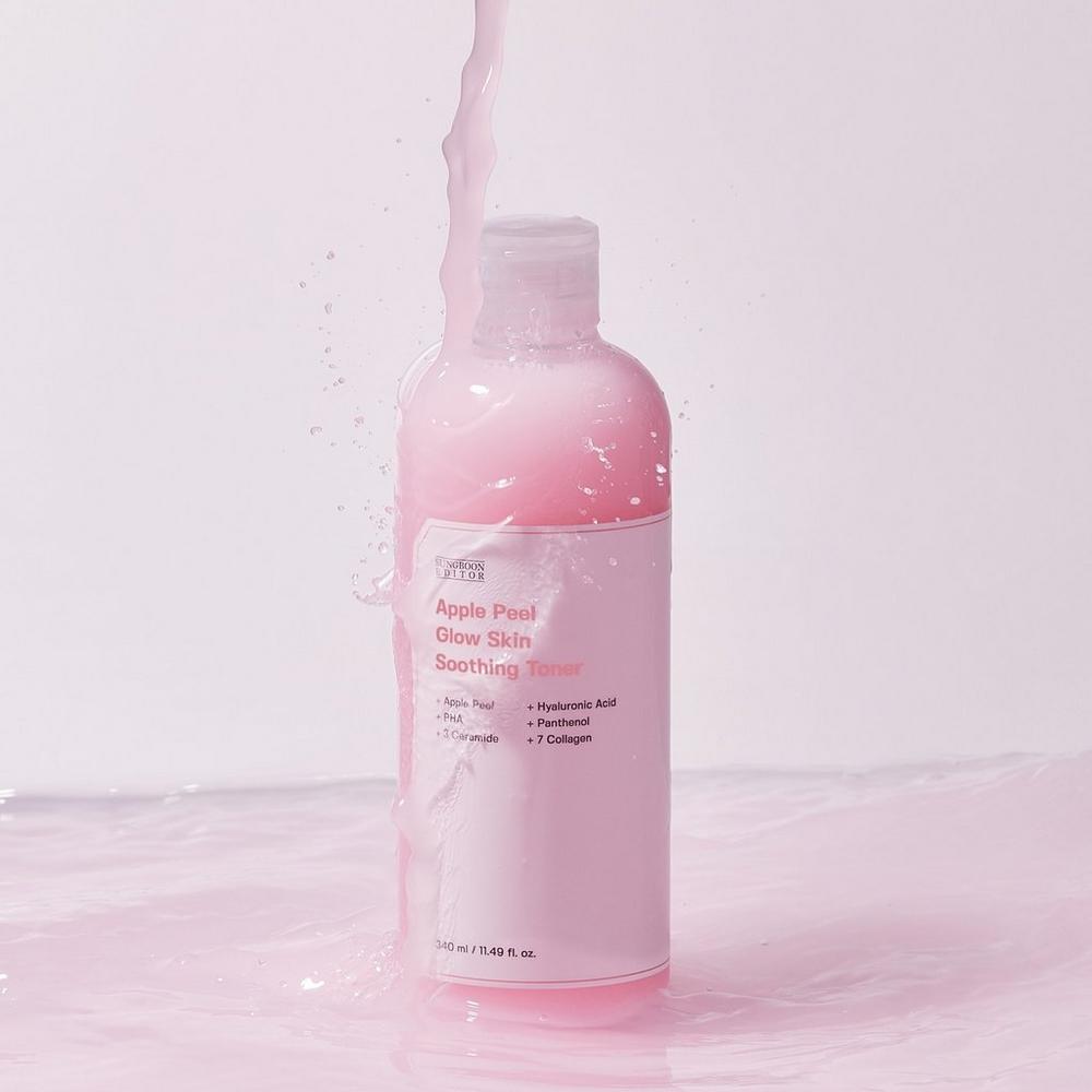 Sungboon Editor Apple Peel Glow Skin Soothing Toner 340ml