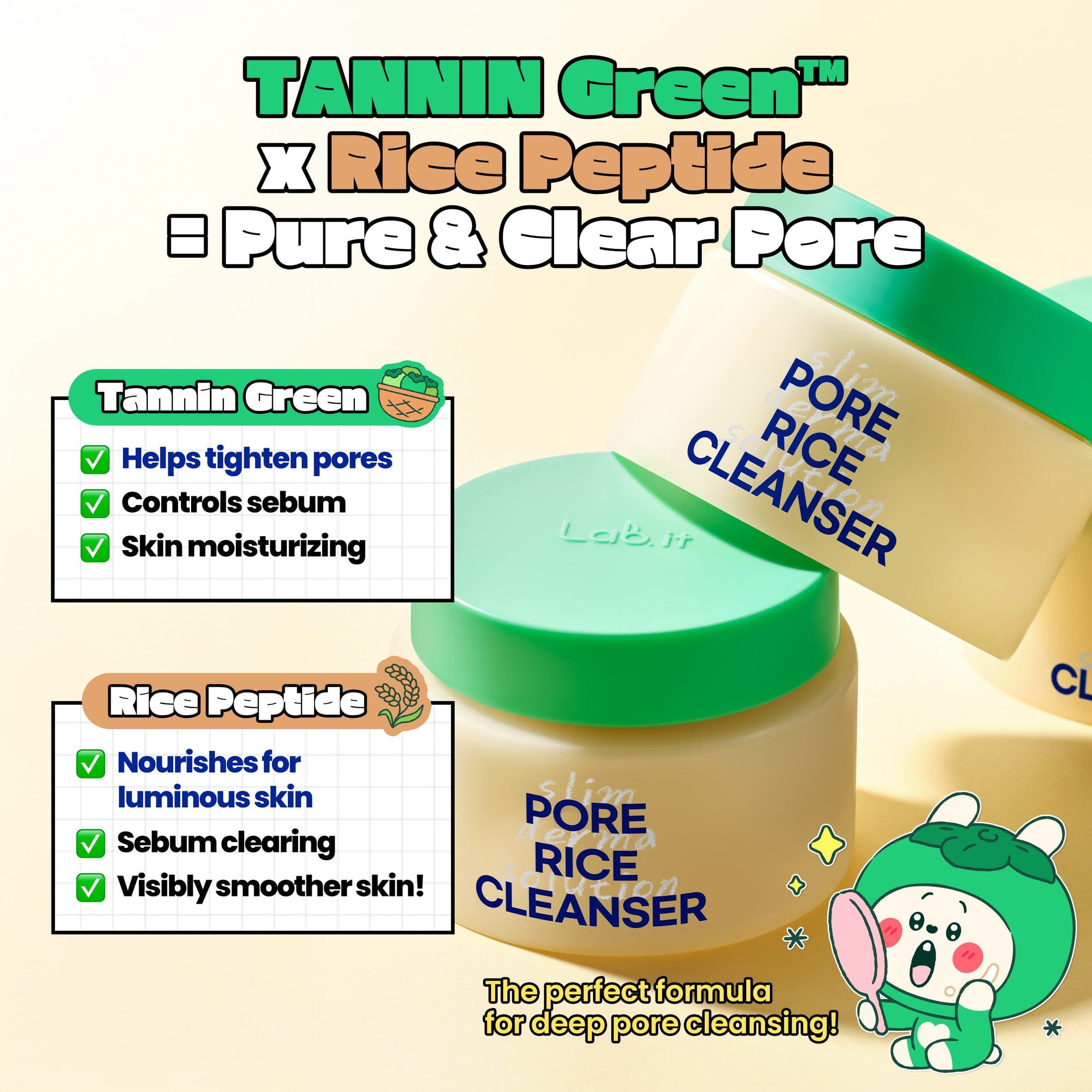 Dr.G Lab.It Pore Rice Cleanser 50ml