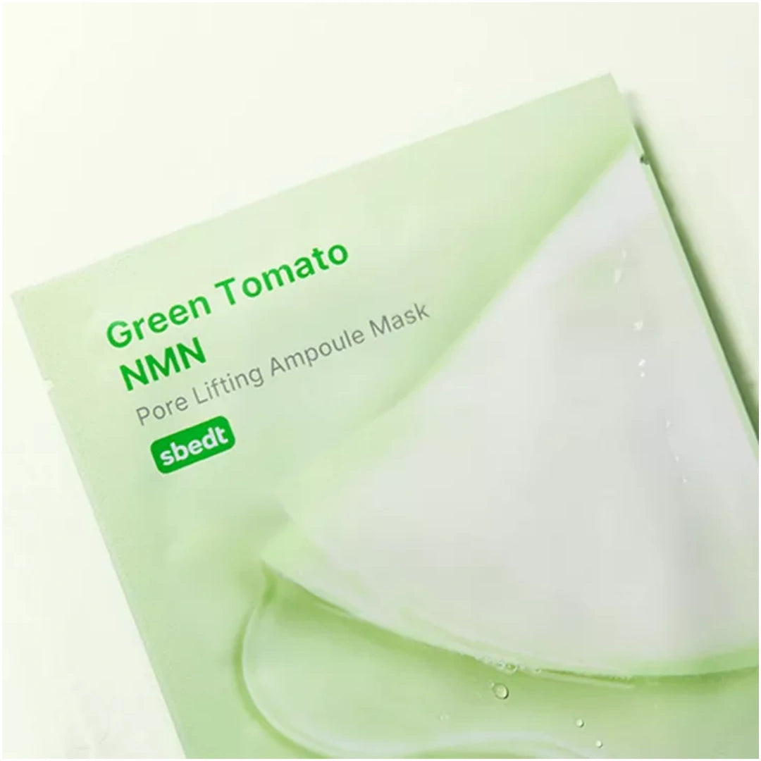 Sungboon Editor Green Tomato NMN Pore Lifting Ampoule Mask 1Pc