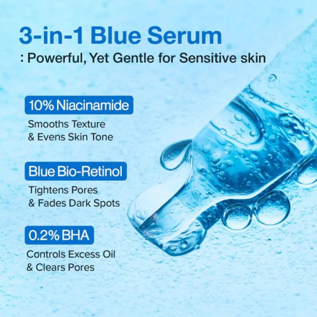 Numbuzin No.3 Blue Bio-Retinol Pore Refining Serum 50ml