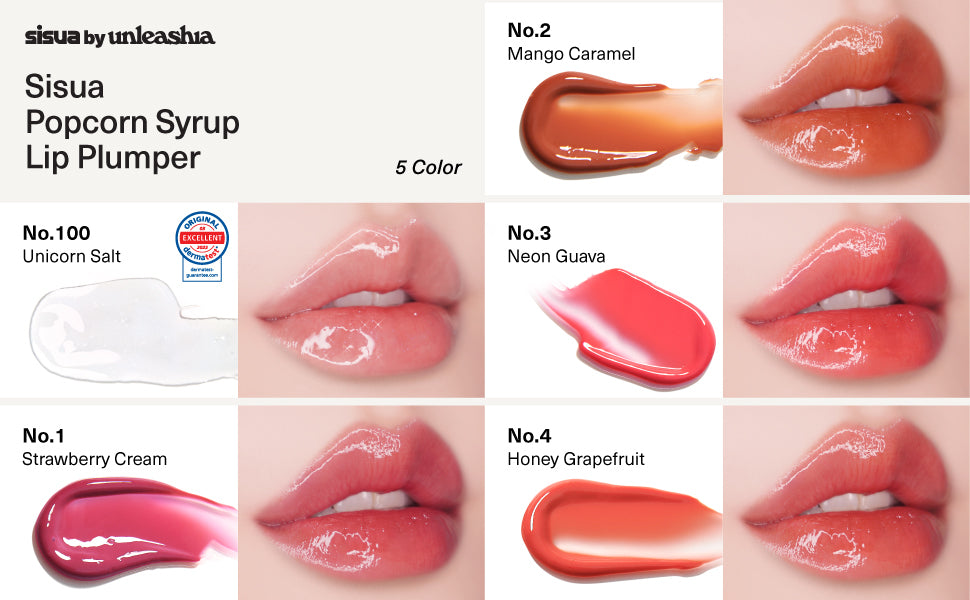 Unleashia SISUA Popcorn Syrup Lip Plumper