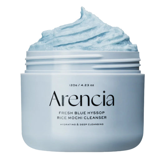 Arencia Fresh Blue Hyssop Rice Mochi Cleanser 120g
