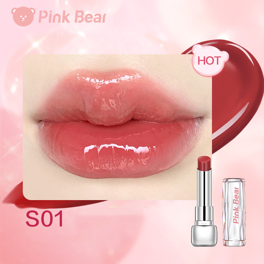 Pink Bear Sugar Glossy Lipstick