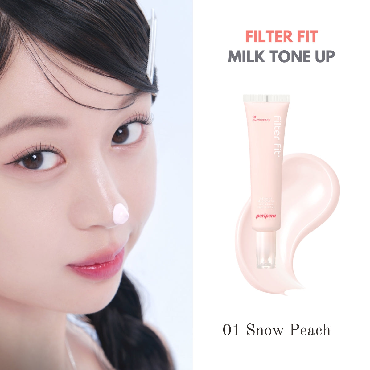 Peripera Filter Fit Milk Tone Up Spf30 Pa++