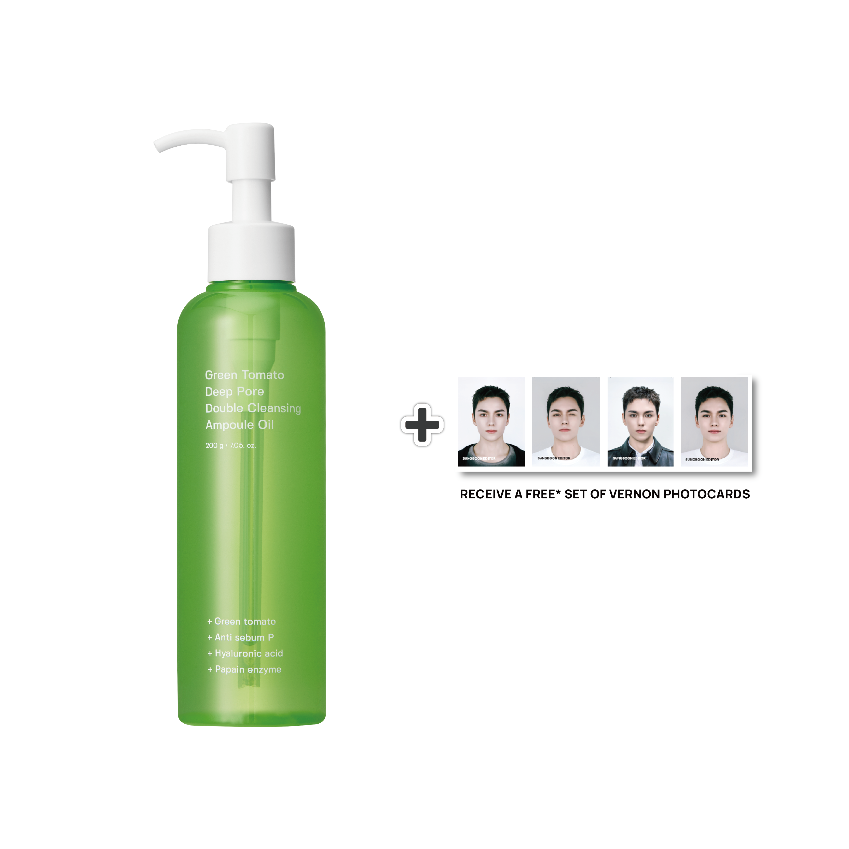 Sungboon Editor Green Tomato Double Cleansing Ampoule Oil 200g