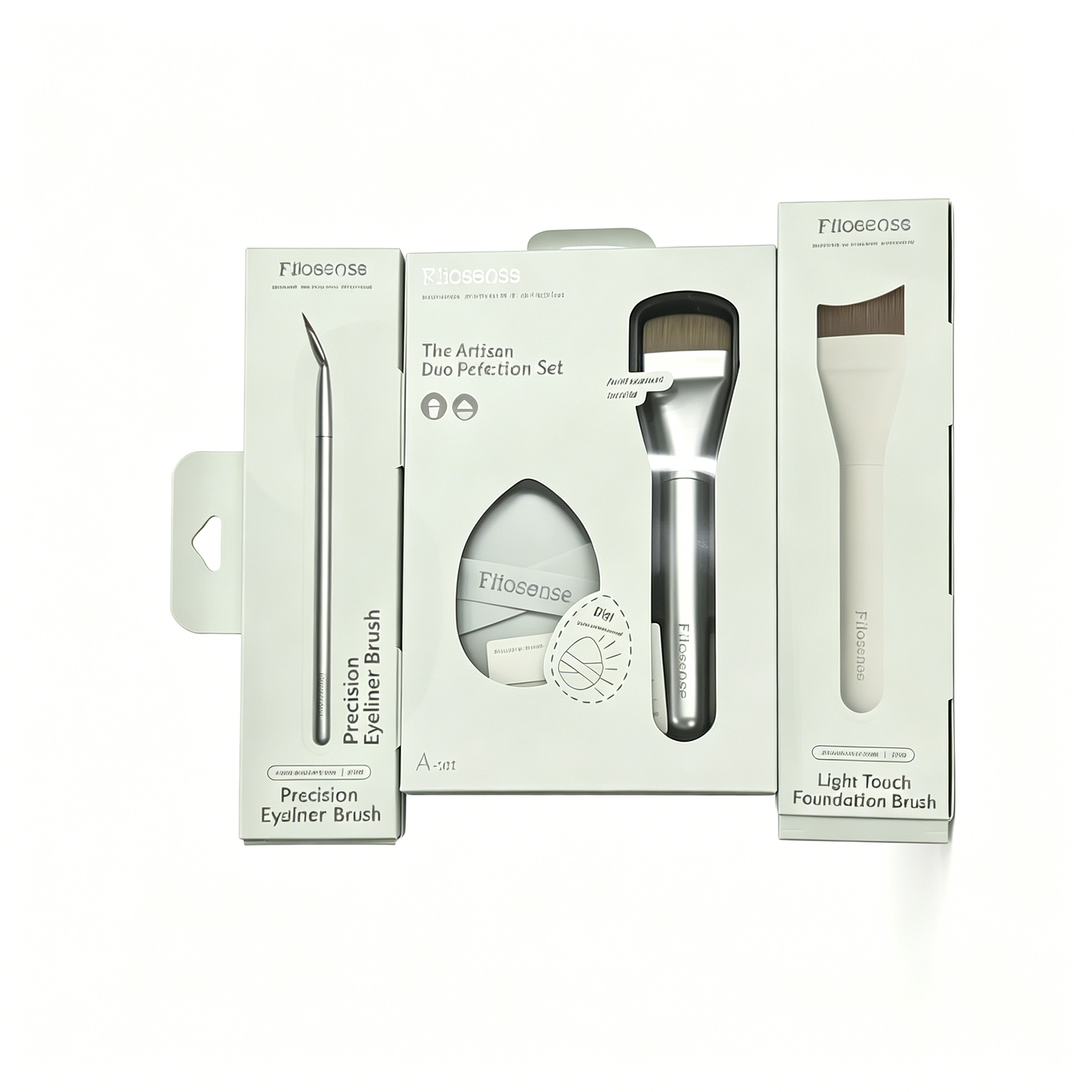 Fifosense The Artisan Collection Foundatin Brush & Sponge Set