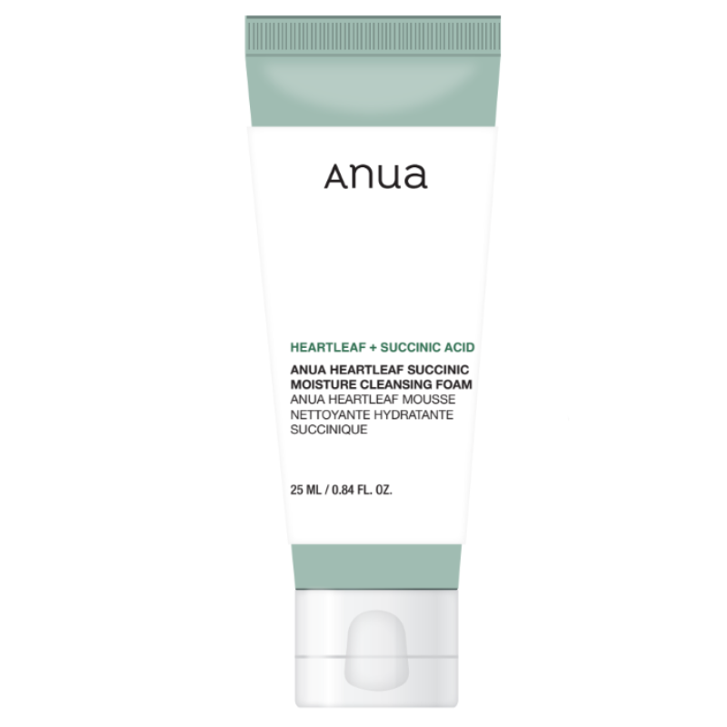 Anua Heartleaf Succinic Moisture Cleansing Foam