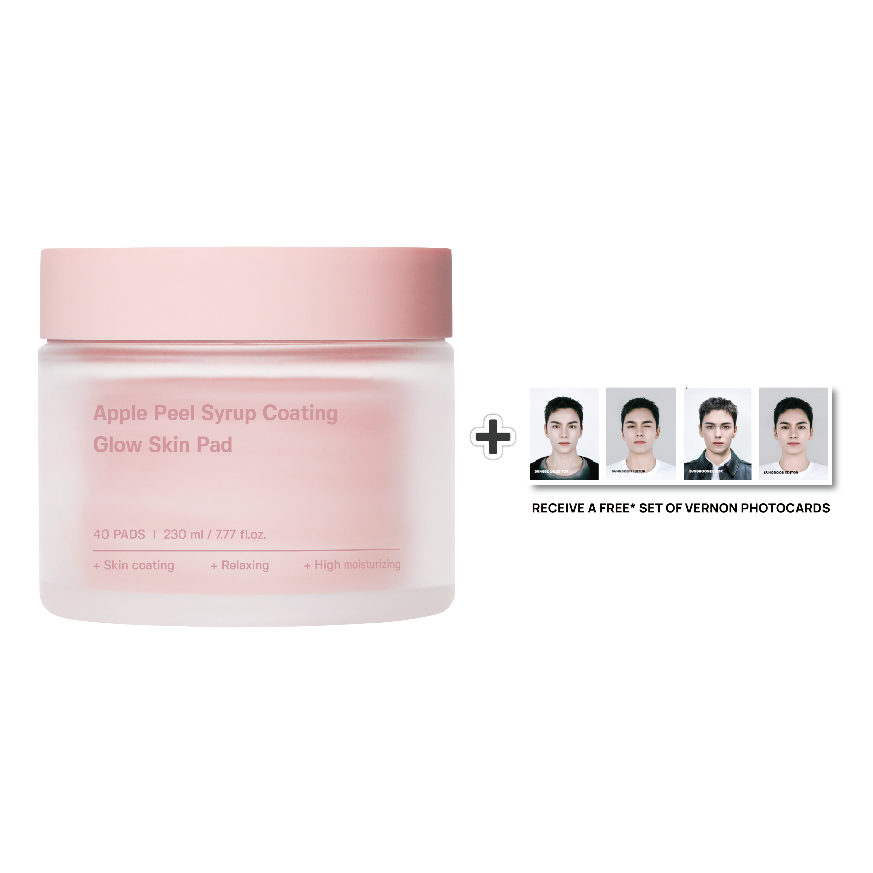 Sungboon Editor Apple Peel Syrup Coating Glow Skin Pad 40pcs