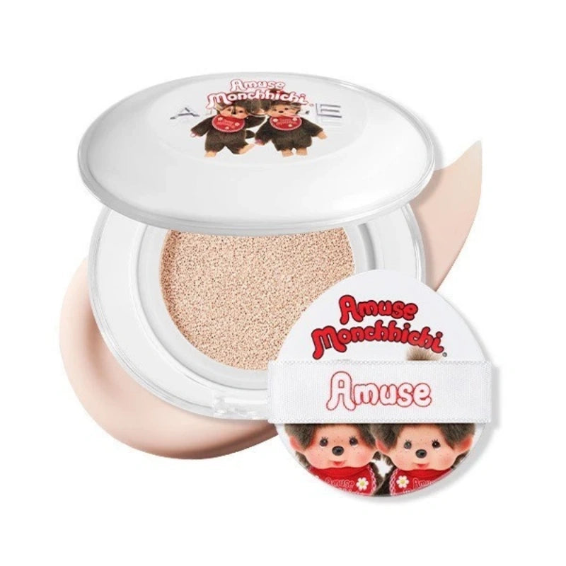 Amuse X Monchhichi Ceramic Skin Perfector Cushion Set