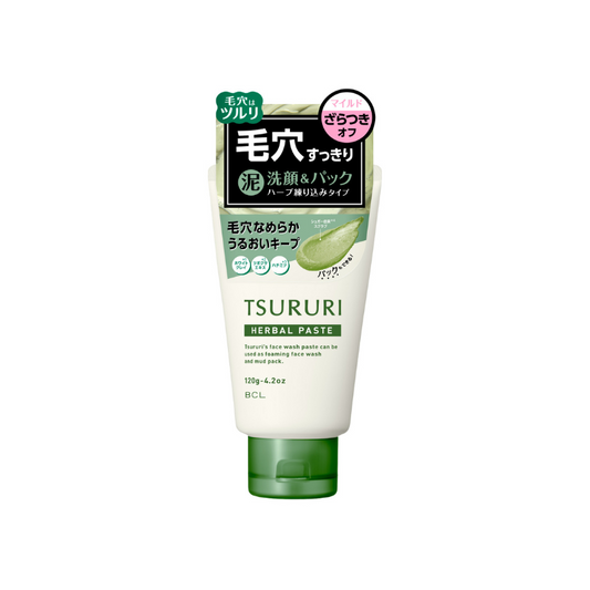 Tsururi Herbal Paste Foaming Face Wash 120g