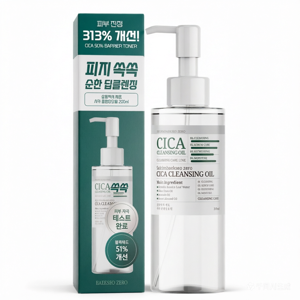 Salrim Baekseo Zero Cica Cleansing Oil 200ml