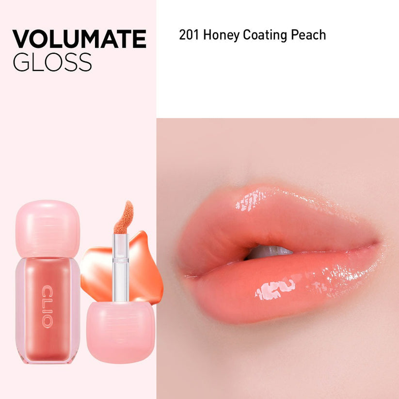 VOLUMATE GLOSS 201 HONEY COATING PEACH