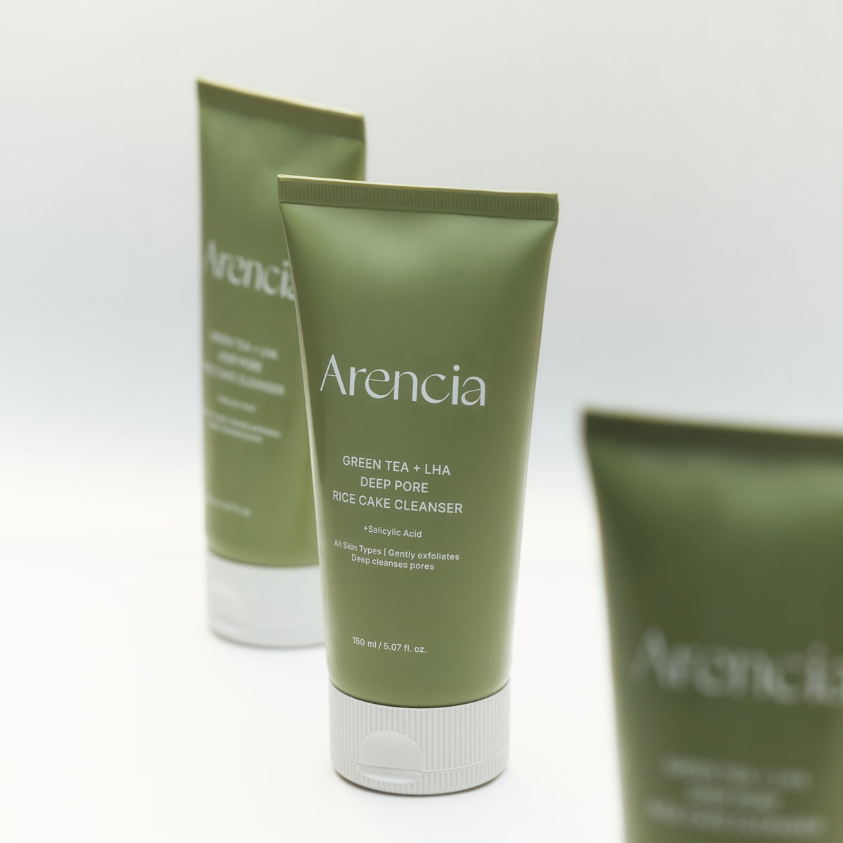 Arencia Green Tea Lha Deep Pore Rice Cake Cleanser 150ml