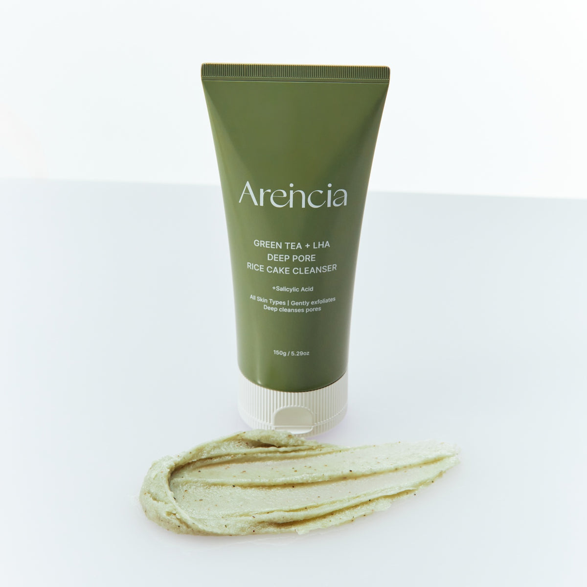 Arencia Green Tea Lha Deep Pore Rice Cake Cleanser 150ml