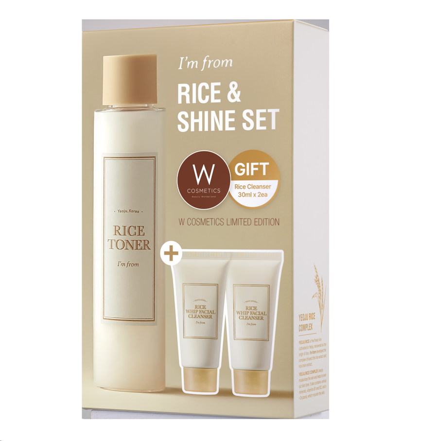 I'm From Rice & Shine Set W Cosmetics Limited Edition