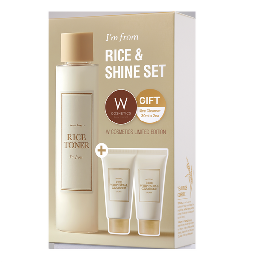 I'm From Rice & Shine Set W Cosmetics Limited Edition