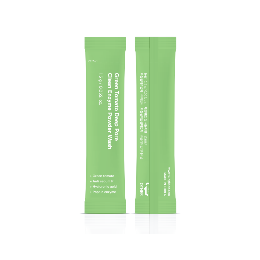 Sungboon Editor Green Tomato Deep Pore Clean Enzyme Powder Wash