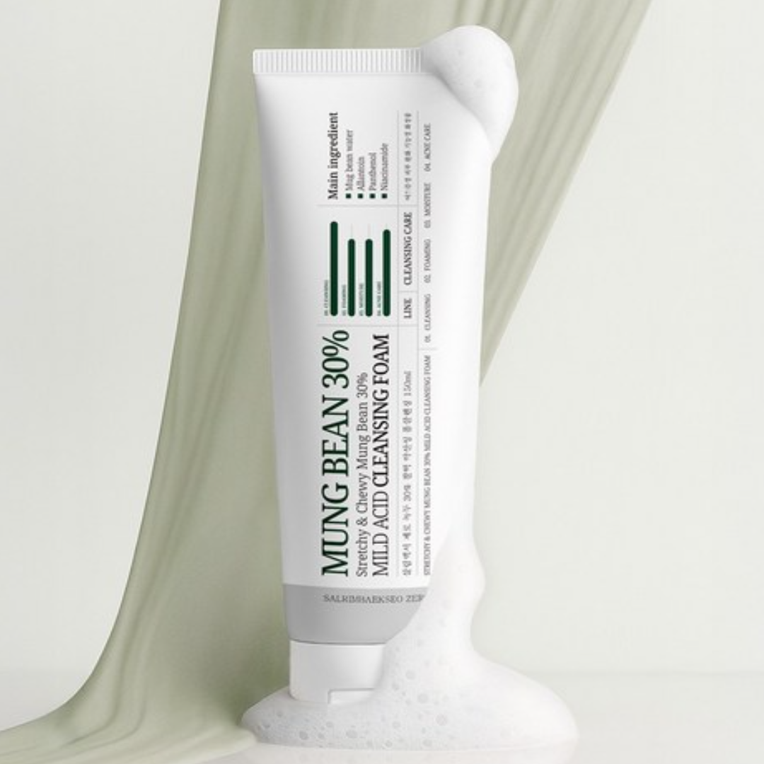 Salim Baekseo Mung Bean 30% Mild Acid Cleansing Foam 150ml