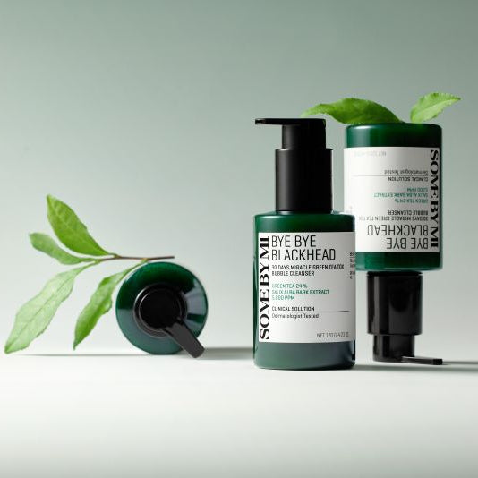 Some By Mi Bye Bye Blackhead 30 Days Milacle Green Tea Tox Bubble Cleanser 120g