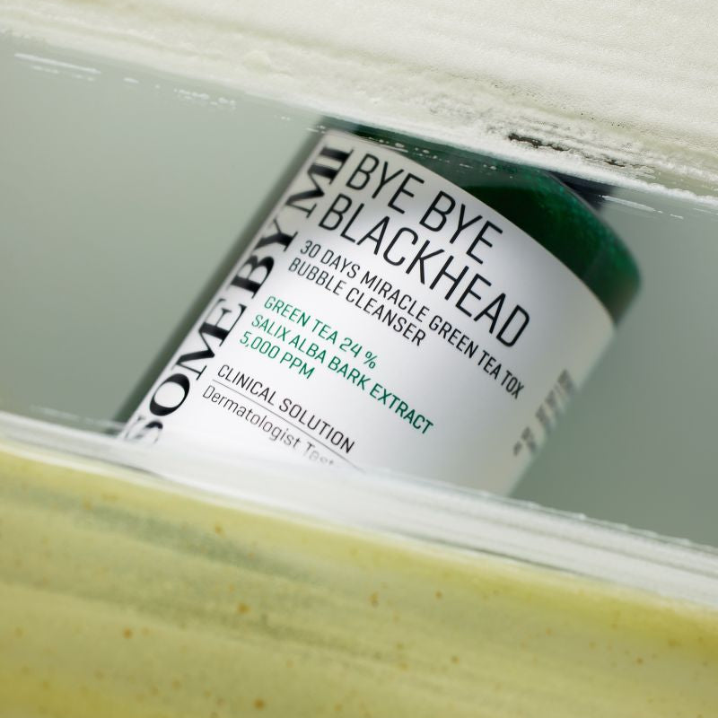 Some By Mi Bye Bye Blackhead 30 Days Milacle Green Tea Tox Bubble Cleanser 120g