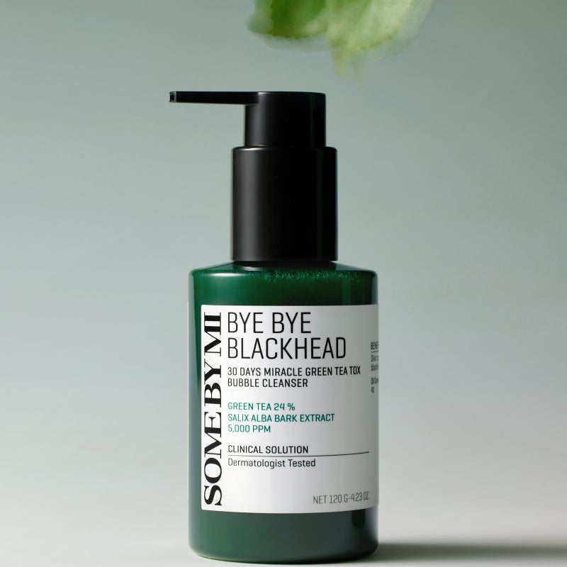 Some By Mi Bye Bye Blackhead 30 Days Milacle Green Tea Tox Bubble Cleanser 120g