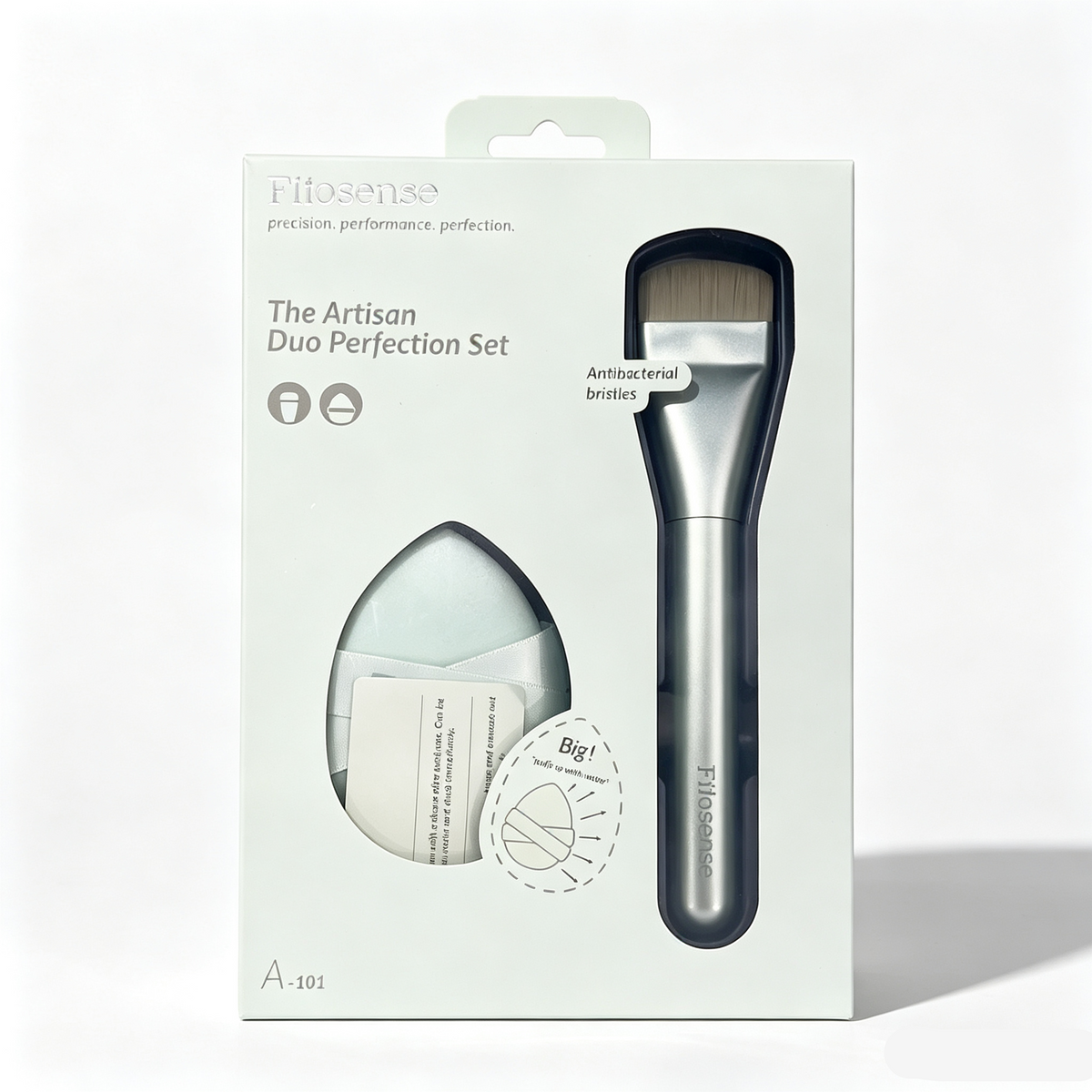 Fifosense The Artisan Collection Foundatin Brush & Sponge Set