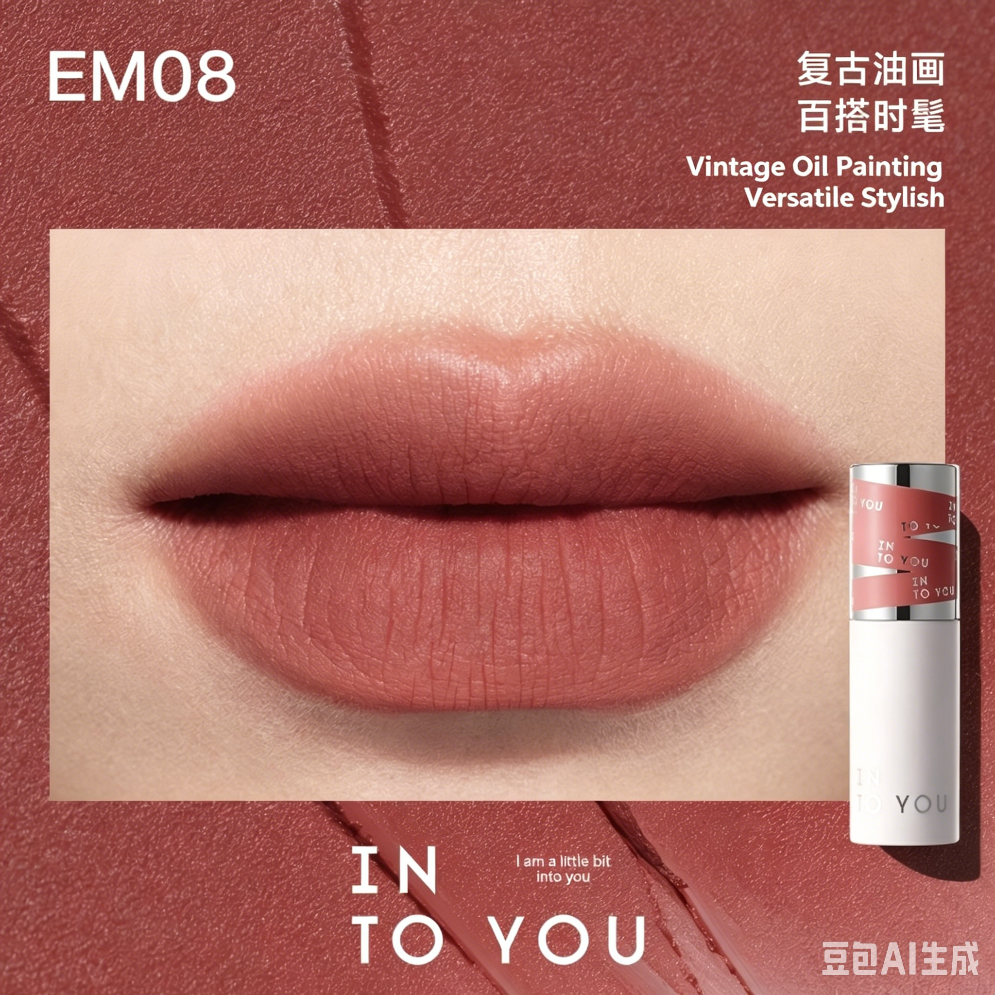 INTO YOU Shero Super Matte Lip And Cheek Mud MEM105