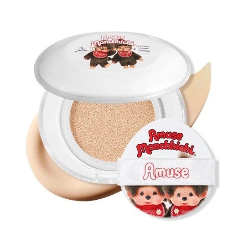 Amuse X Monchhichi Ceramic Skin Perfector Cushion Set