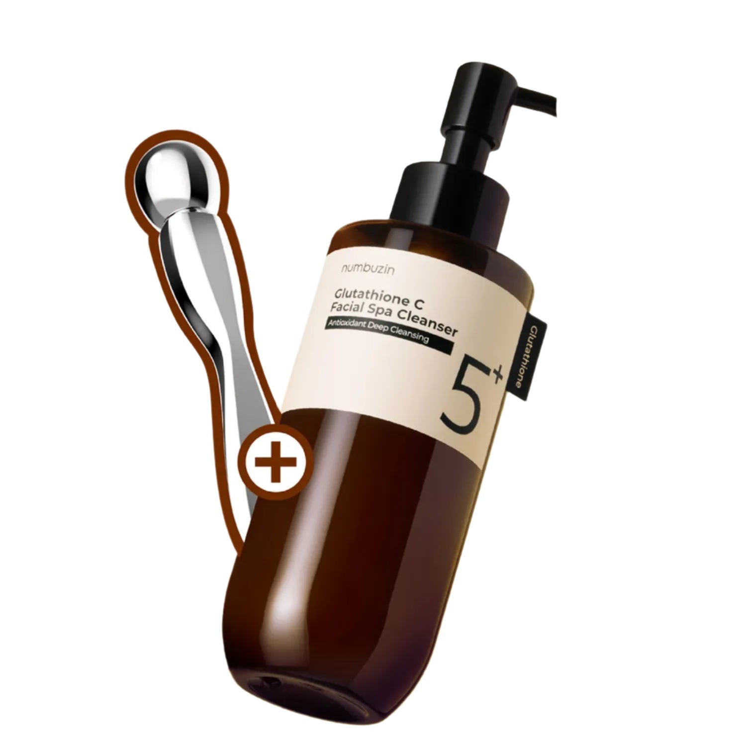 numbuzin glutathione cleansing oil official shop] No.5 | C Facial Spa Cleanser | Gentle Cleanser for Blackhead, Pore, Makeup Remover | Vitamin C, Niacinamide | Double Cleansing | 6.76 fl. oz No.1 Easy Peasy Cleansing Oil,