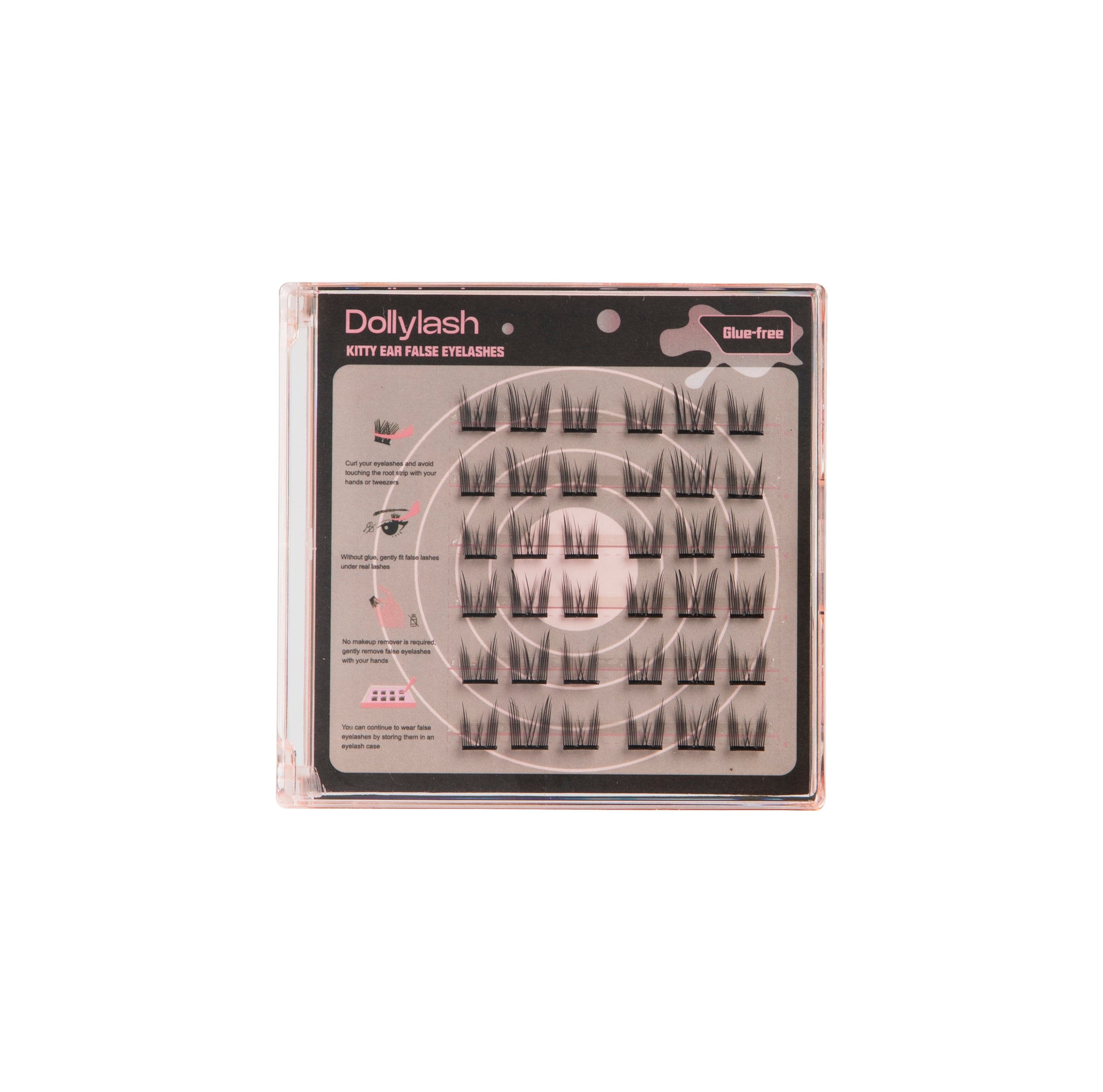 Dollylashes Glue-Free False Eyelashes 36pcs