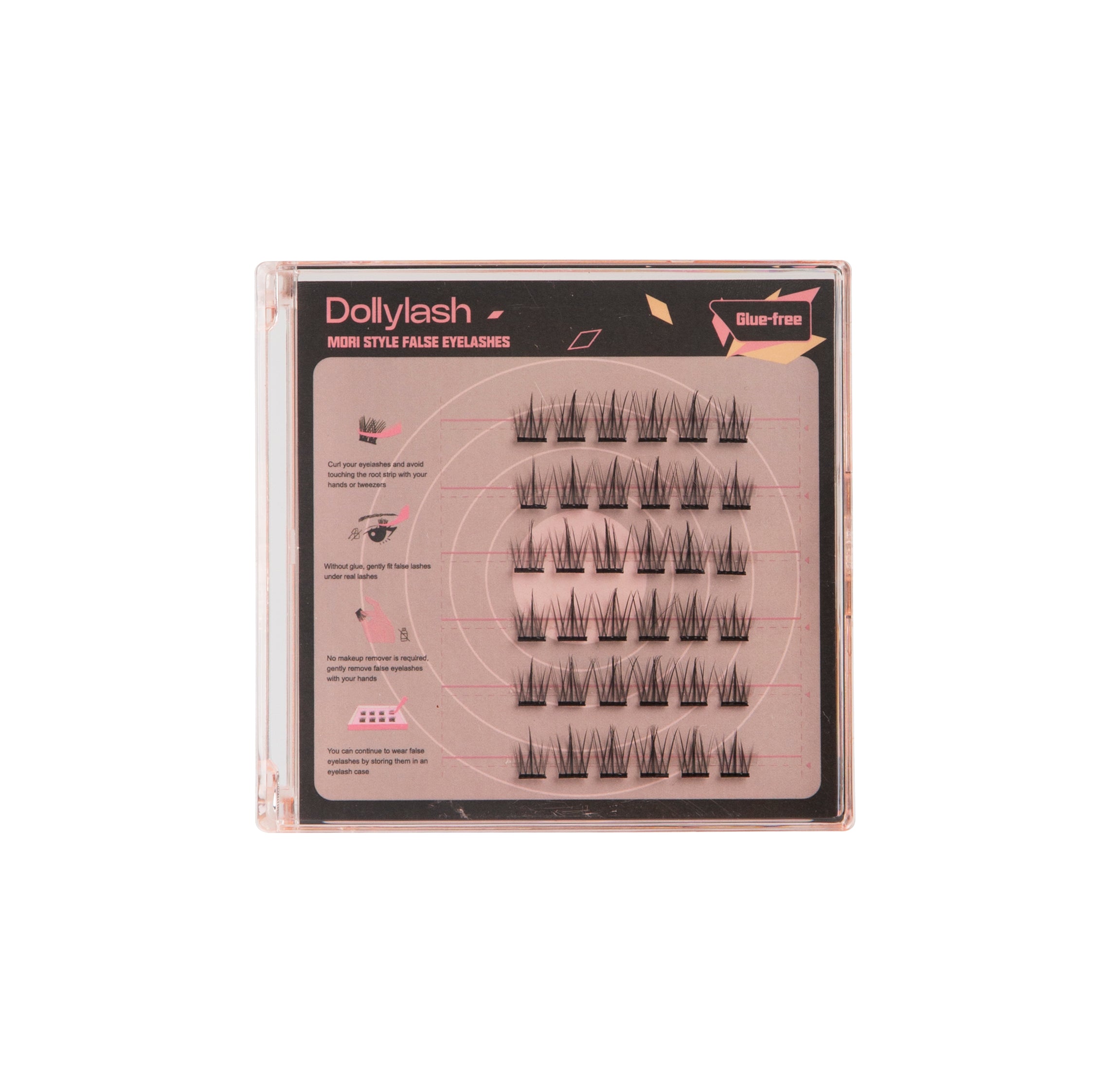 Dollylashes Glue-Free False Eyelashes 36pcs