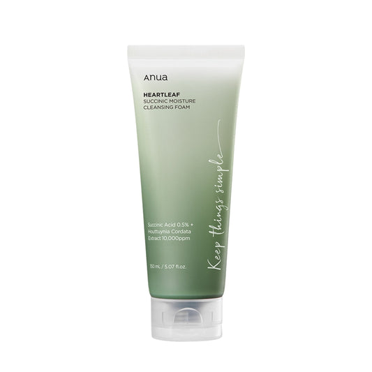 Anua Heartleaf Succinic Moisture Cleansing Foam 150ml