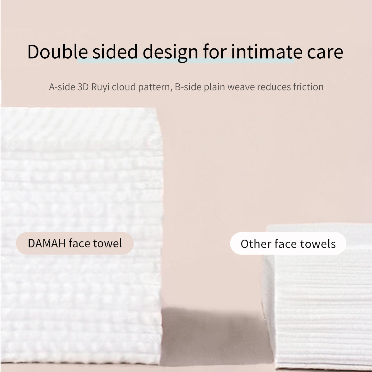 DAMAH Dark Magic Disposable Facial Towel 72Pcs