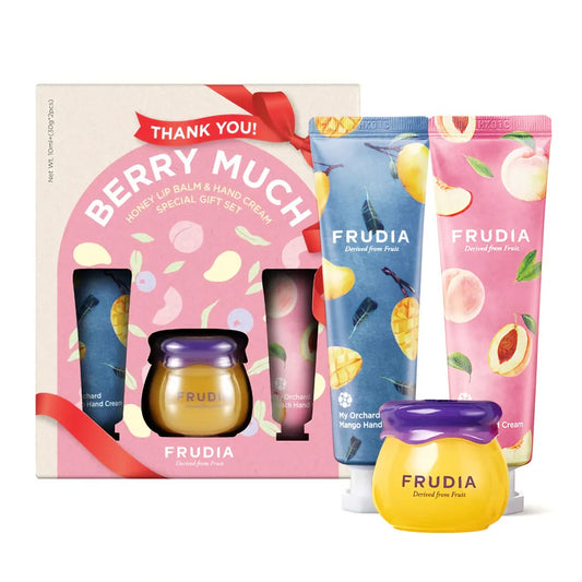 Frudia Honey Lip Balm & Hand Cream Gift Set- Thank You