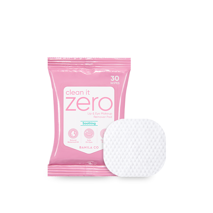 Banila Co Clean it Zero Soothing Lip & Eye Removing Pad 30Pcs