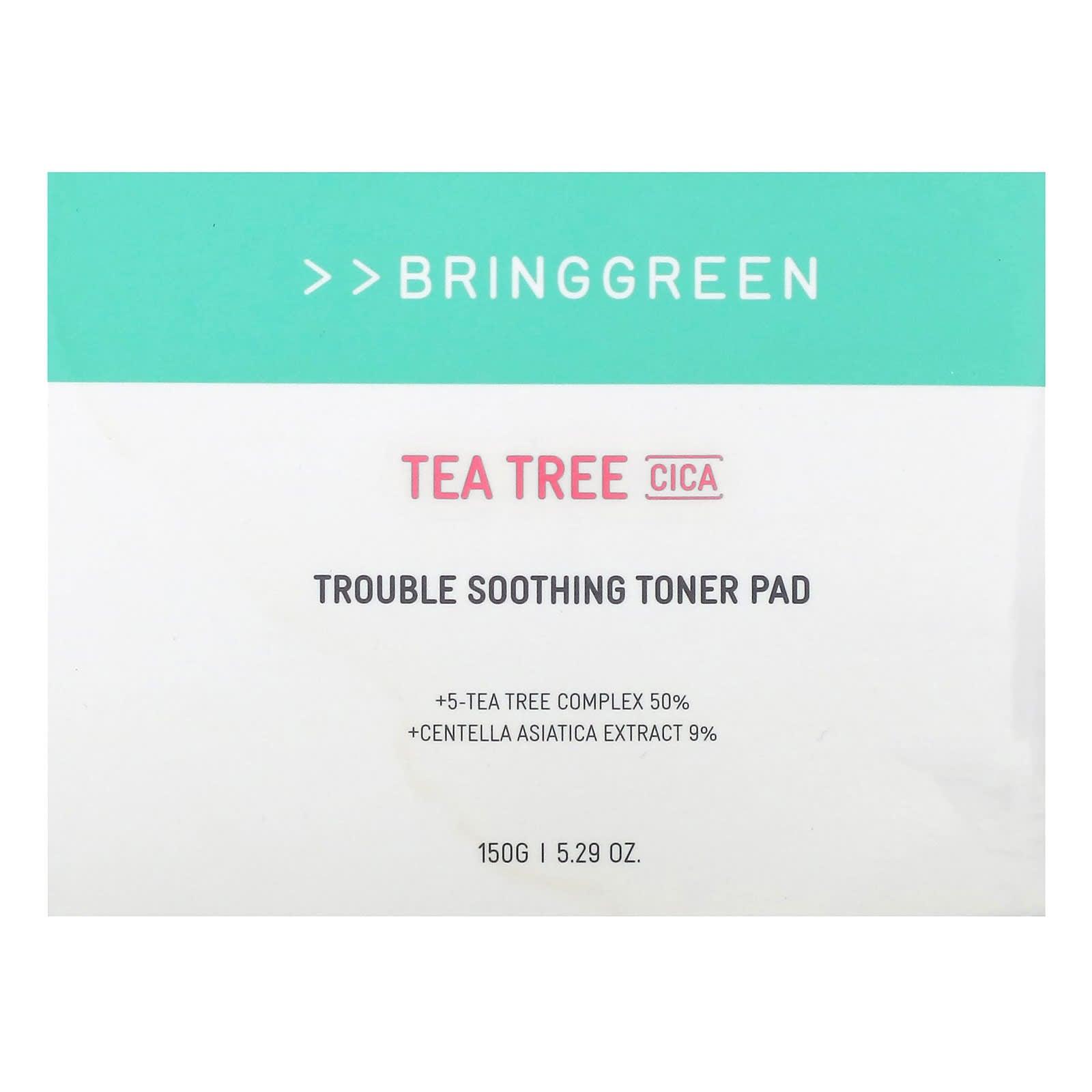 Bringgreen Tea Tree Cica Trouble Soothing Toner Pad 90ea