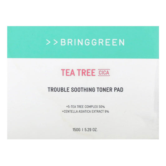 Bringgreen Tea Tree Cica Trouble Soothing Toner Pad 90ea