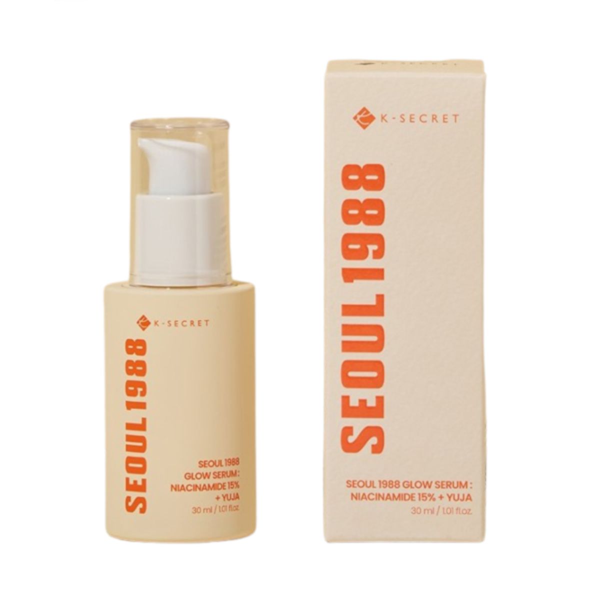 K-Secret Seoul 1988 Glow Serum : Niacinamide 15% + Yuja 30ml
