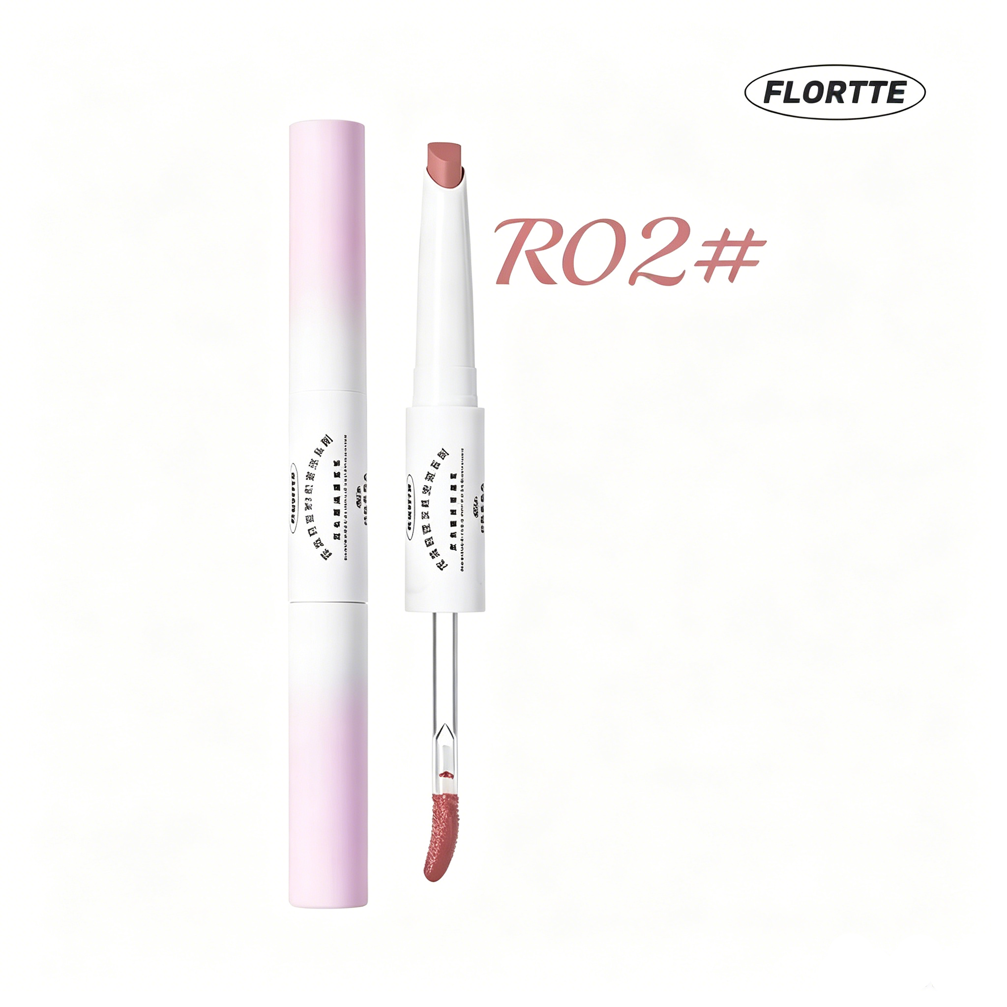 Flortte Rainbow Bubble Collection 2-in-1 Lip Liner & Gloss