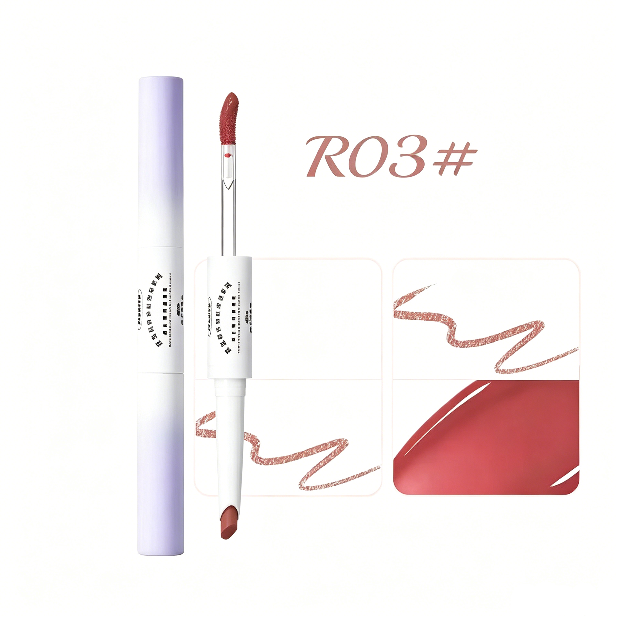 Flortte Rainbow Bubble Collection 2-in-1 Lip Liner & Gloss