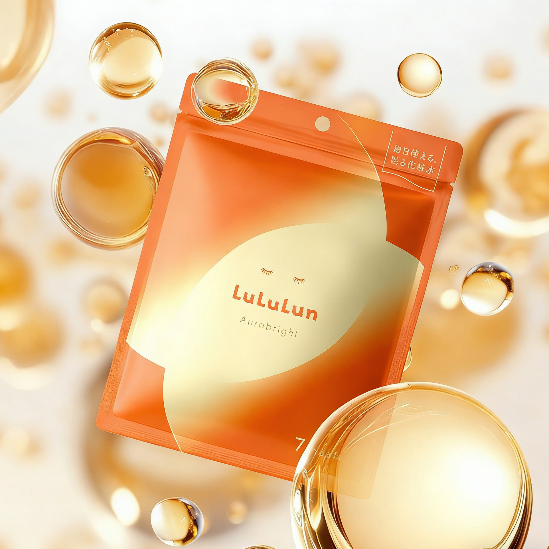 Lululun Face Mask  Aura Bright W 1P