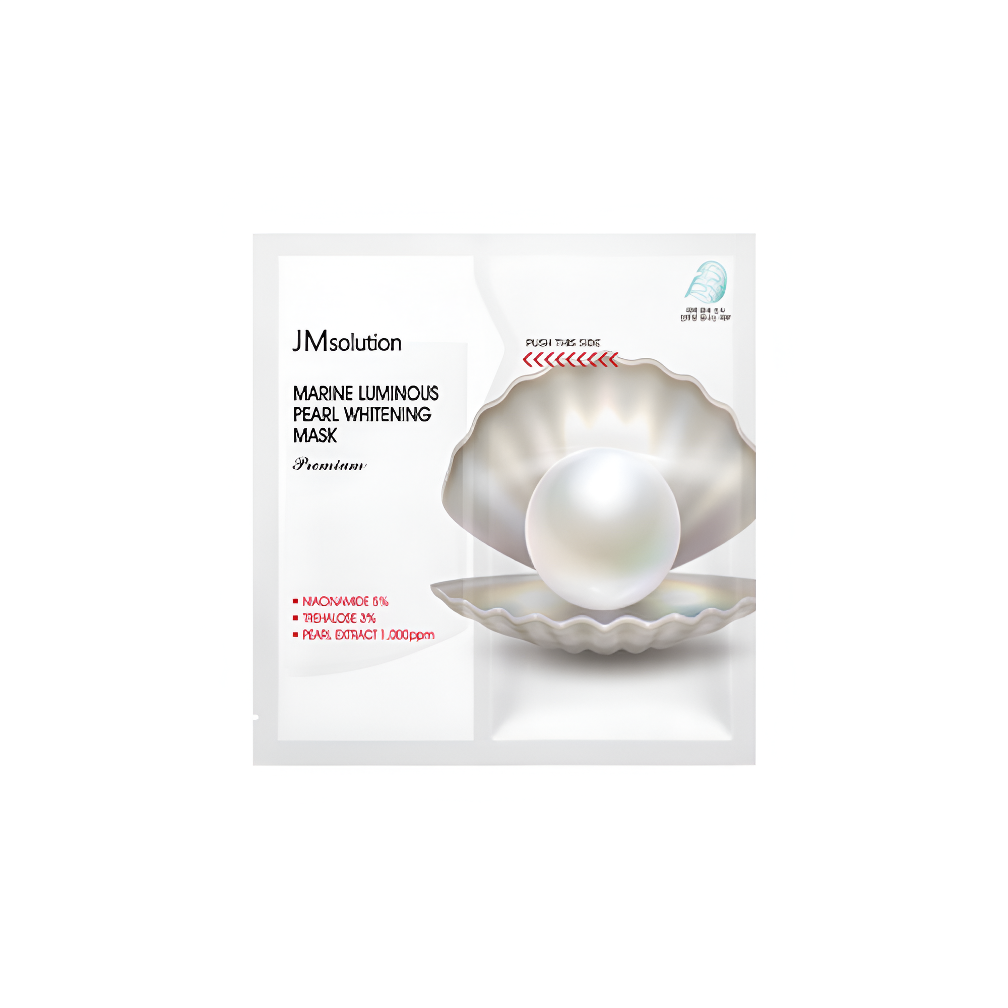 JM Solution Marine Luminous Pearl Whitening Mask Premium 1Pc