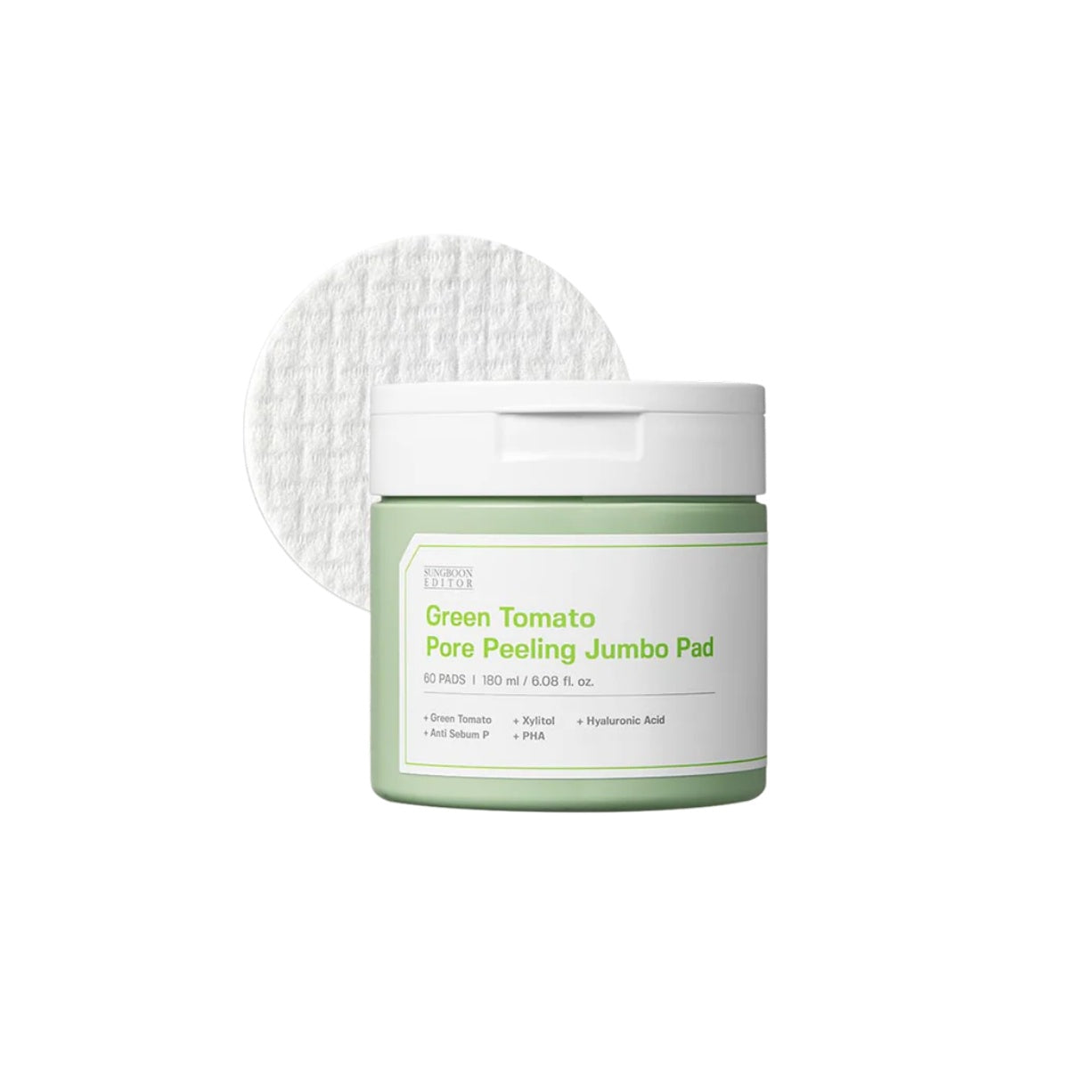 Sungboon Editor Green Tomato NMN Pore Peeling Pad 170ml 60pcs