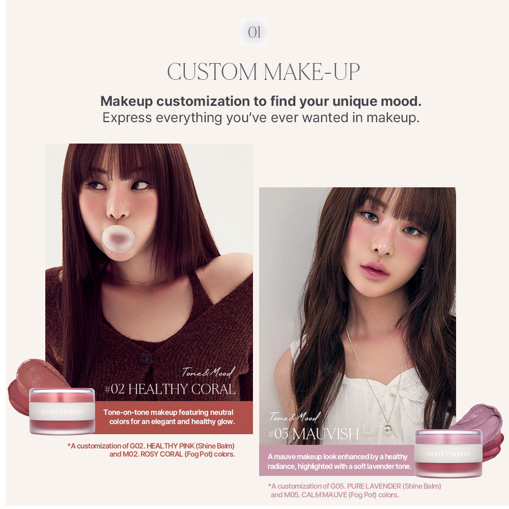 Heart Percent Dote On Mood Custom Lip&Cheek