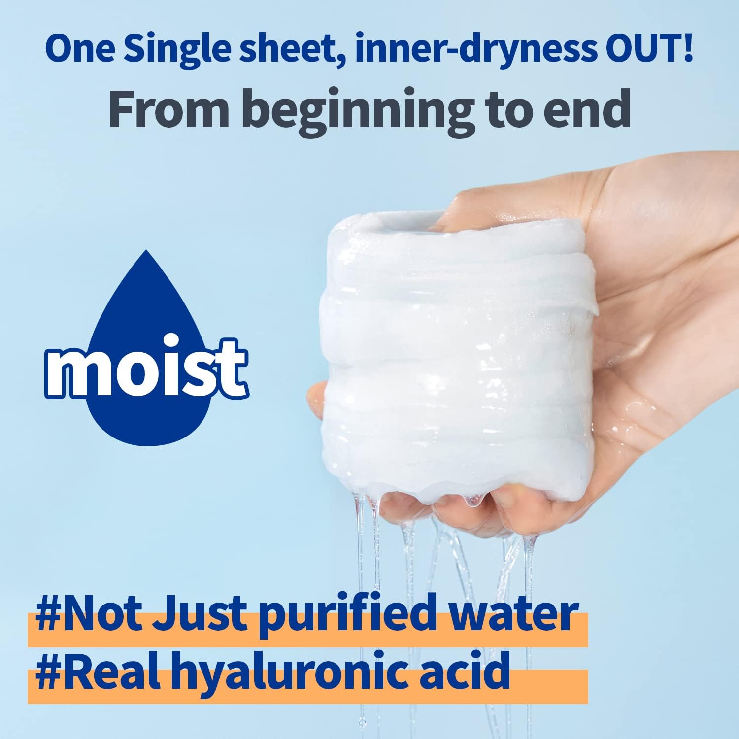 Wellage Real Hyaluronic Blue Toner Pad 210ml