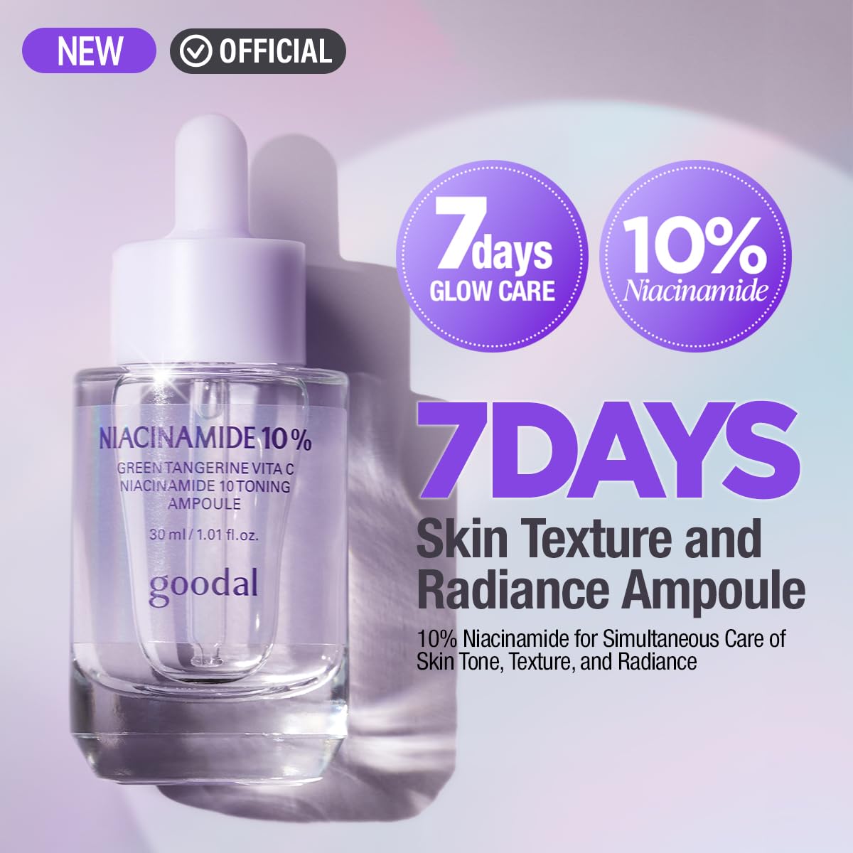 Goodal Green Tangerine Vita C Niacinamide 10 Toning Ampoule