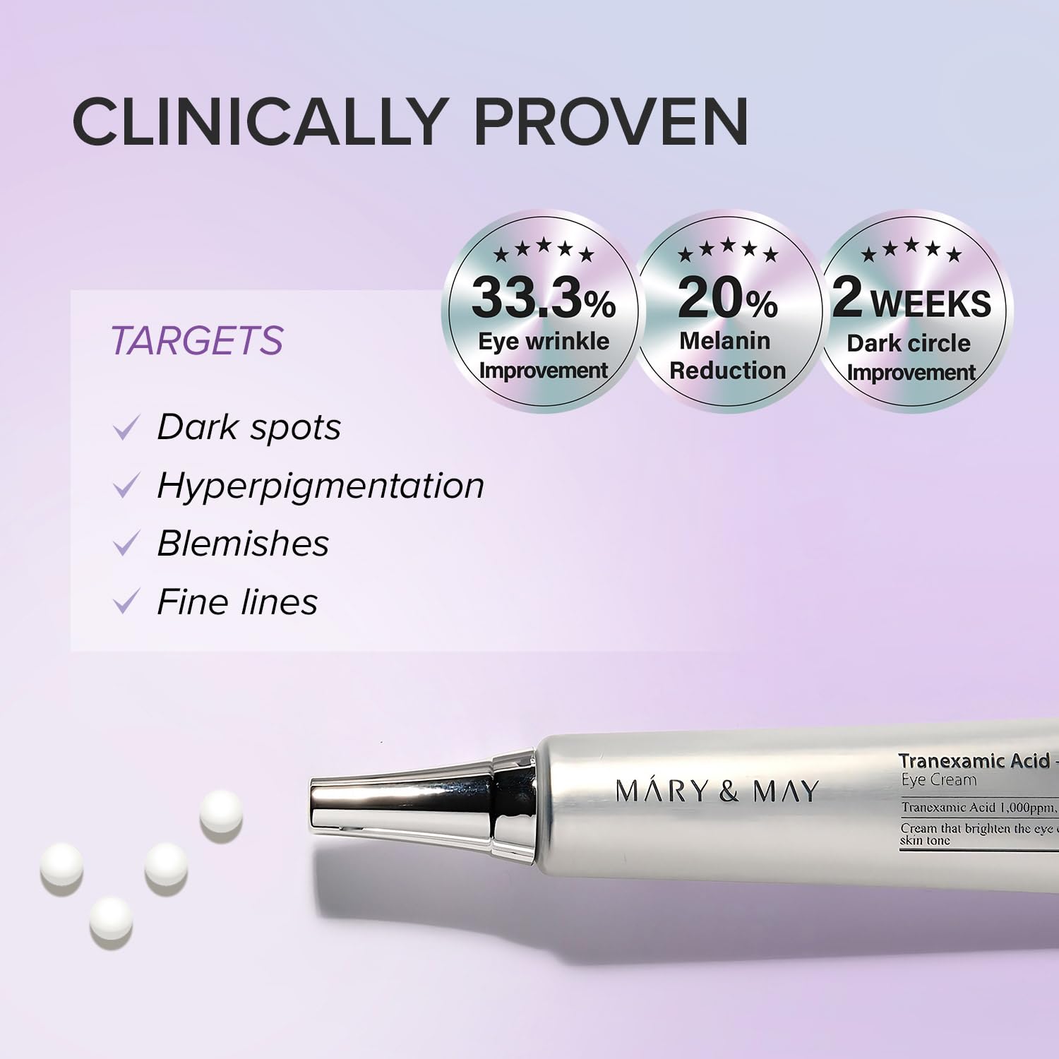 Mary&May Renew Tranexamic Acid+ glutathion Eye Cream 30ml