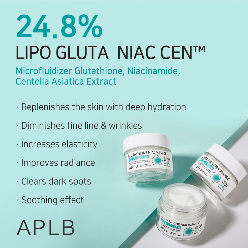 APLB Glutathione Niacinamide Facial Cream 55ml W Cosmetics aplb-glutathione-niacinamide-facial-cream-55ml-w-cosmetics