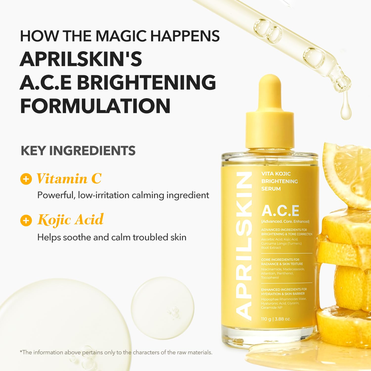April Skin Ace Vita Kojic Brightening Serum 110g